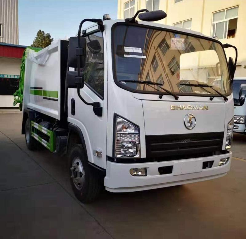 SHACMAN 4X2 COMPRESSED GARBAGE TRUCK, 5M3