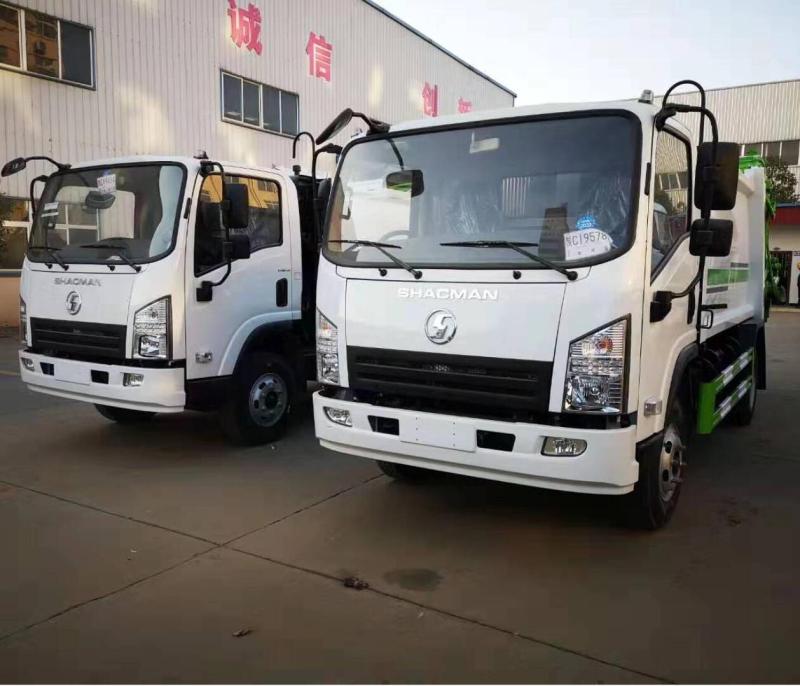 SHACMAN 4X2 COMPRESSED GARBAGE TRUCK, 5M3