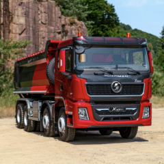 Shacman X5000 8X4 Dump truck, Cummins engine, for PERU