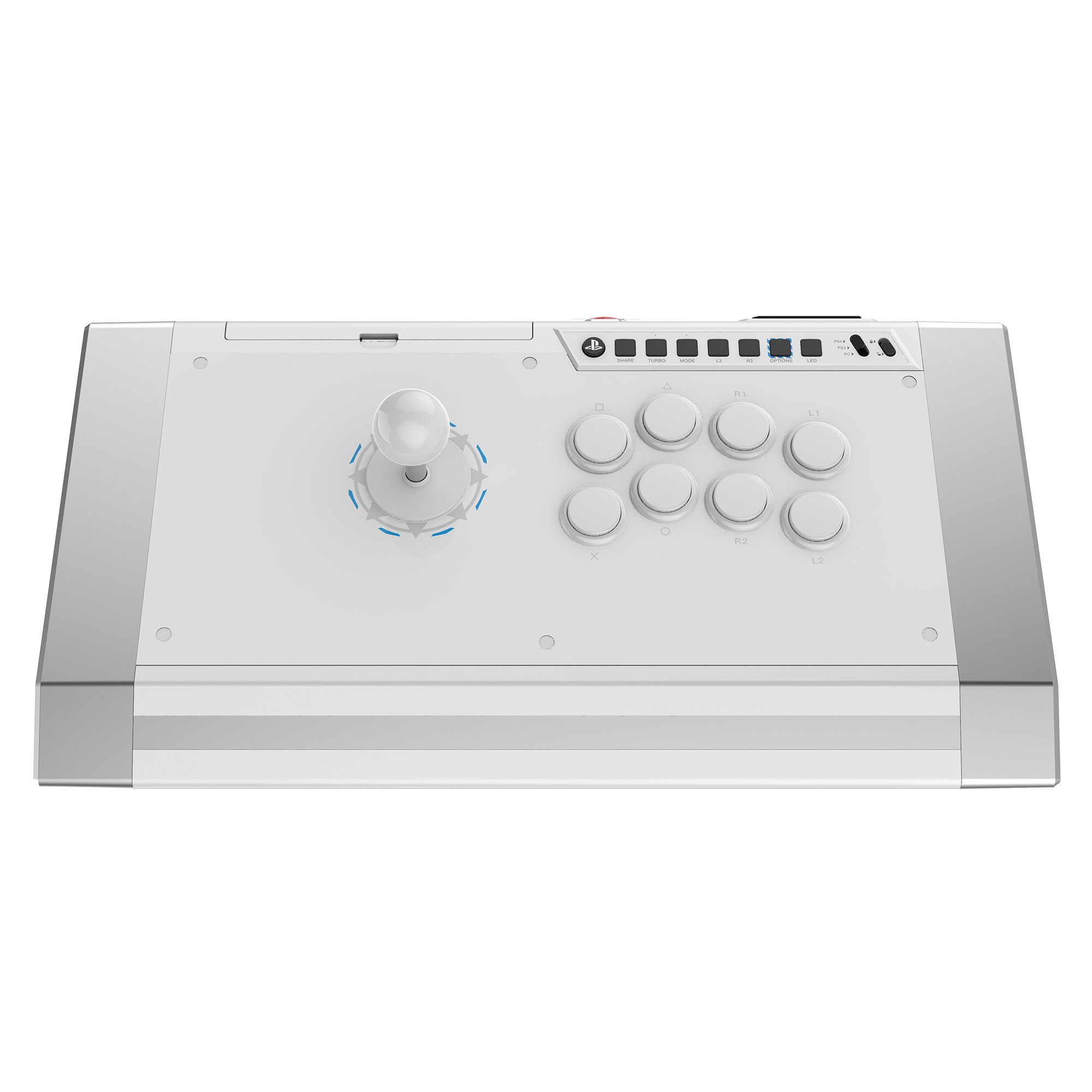 Qanba Q3-PS4-01E Q3 Obsidian Arcade Pearl Joystick - PS5 PS4 Brand