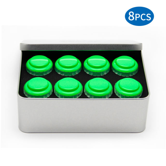QANBA Gravity Clear 30mm Mechanical Pushbutton switch Swutcg Firmware Button for Q3【8 pieces in box】