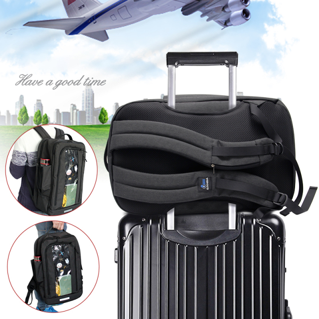 QANBA Shield Display Window Travel Arcade Joystick Backpack