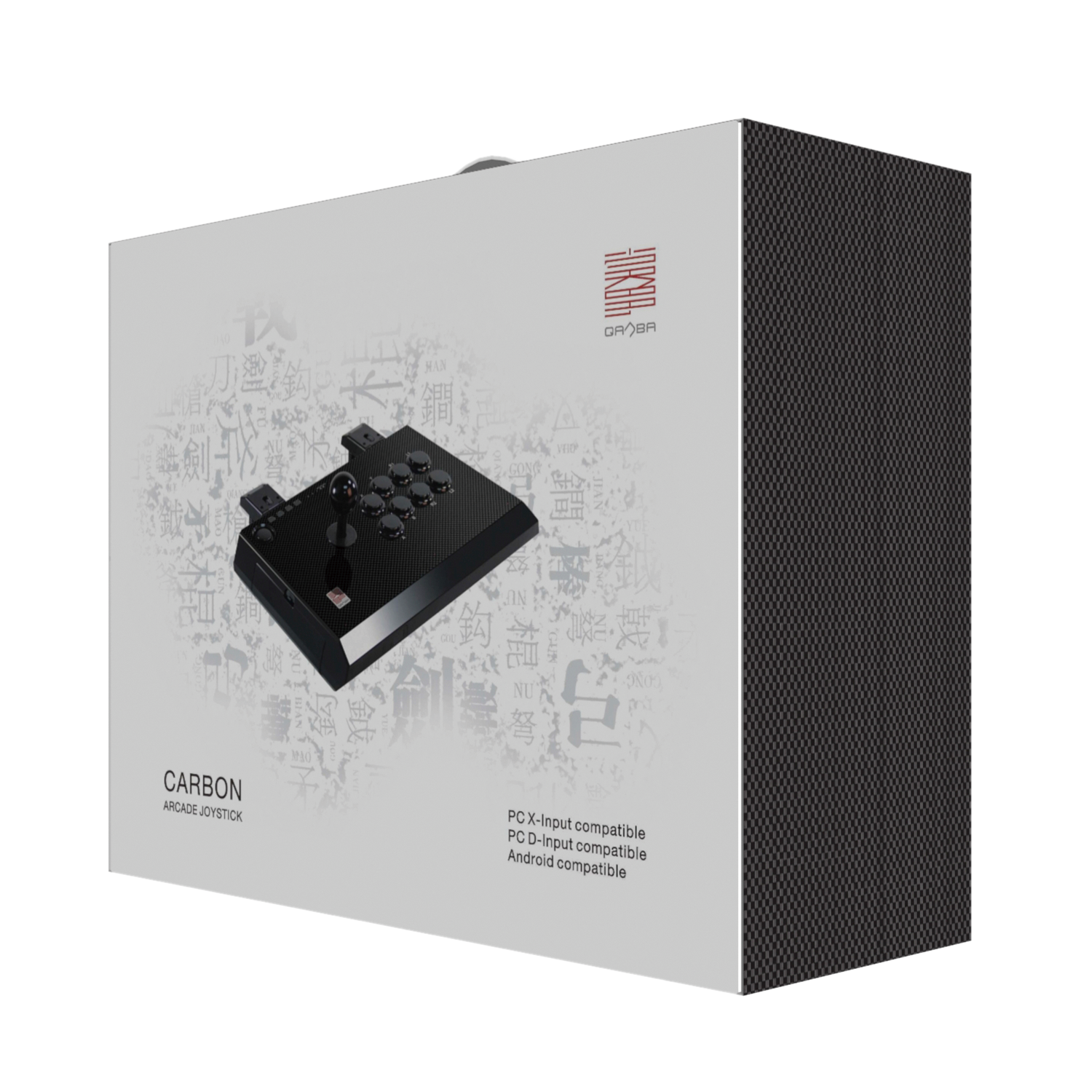 QANBA Carbon Arcade Stick for PC Switch (Fighting Stick)