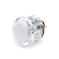 QANBA 30mm LED Arcade Buttons Illuminated Snap In Push Button With Blue LED