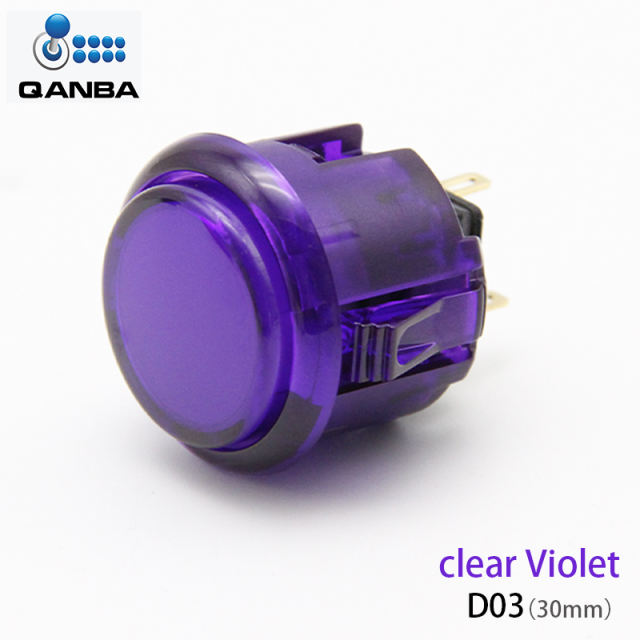 QANBA Gravity KS Mechanical Shafts Silent Pushbutton 30mm 24mm Snap-In Button
