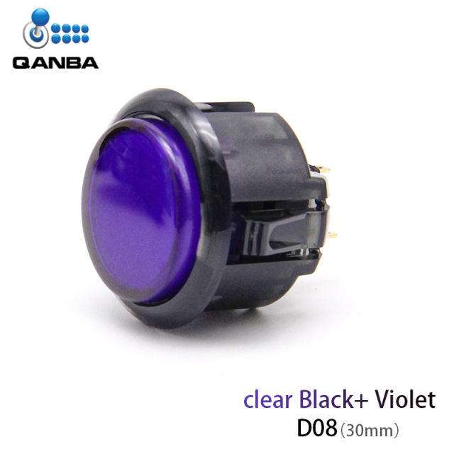 QANBA Gravity KS Mechanical Shafts Silent Pushbutton 30mm 24mm Snap-In Button
