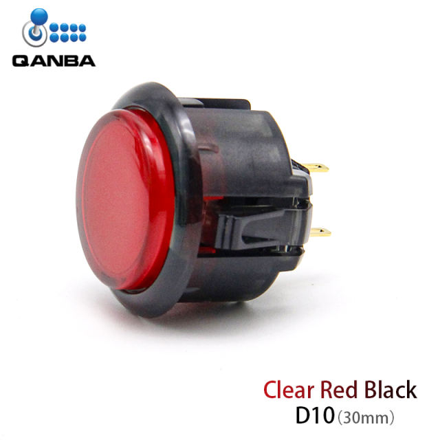 QANBA Gravity KS Mechanical Shafts Silent Pushbutton 30mm 24mm Snap-In Button