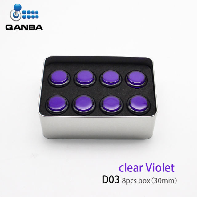 QANBA Gravity KS Mechanical Shafts Silent Pushbutton 30mm 24mm Snap-In (Boxed）