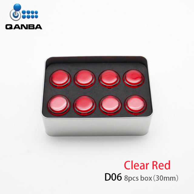 QANBA Gravity KS Mechanical Shafts Silent Pushbutton 30mm 24mm Snap-In (Boxed）