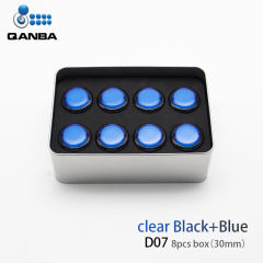 Clear Black Blue D07(8 pcs）