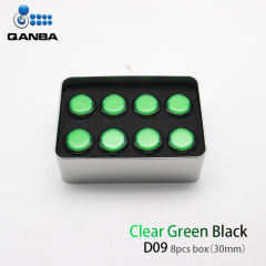 Clear Green Black D09(8 pcs）