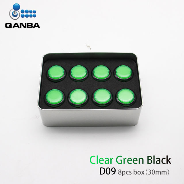 QANBA Gravity KS Mechanical Shafts Silent Pushbutton 30mm 24mm Snap-In (Boxed）