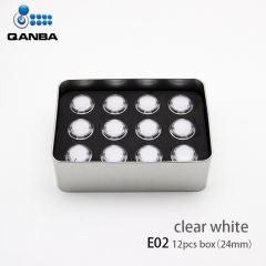 Clear White E02(12 pcs）