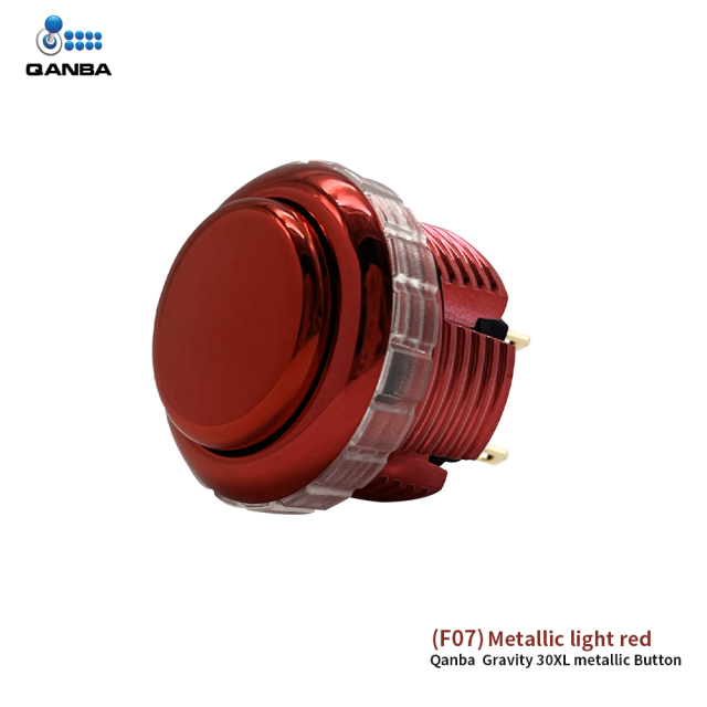QANBA Gravity LX Metallic color 30mm Mechanical shaft  Arcade buttons