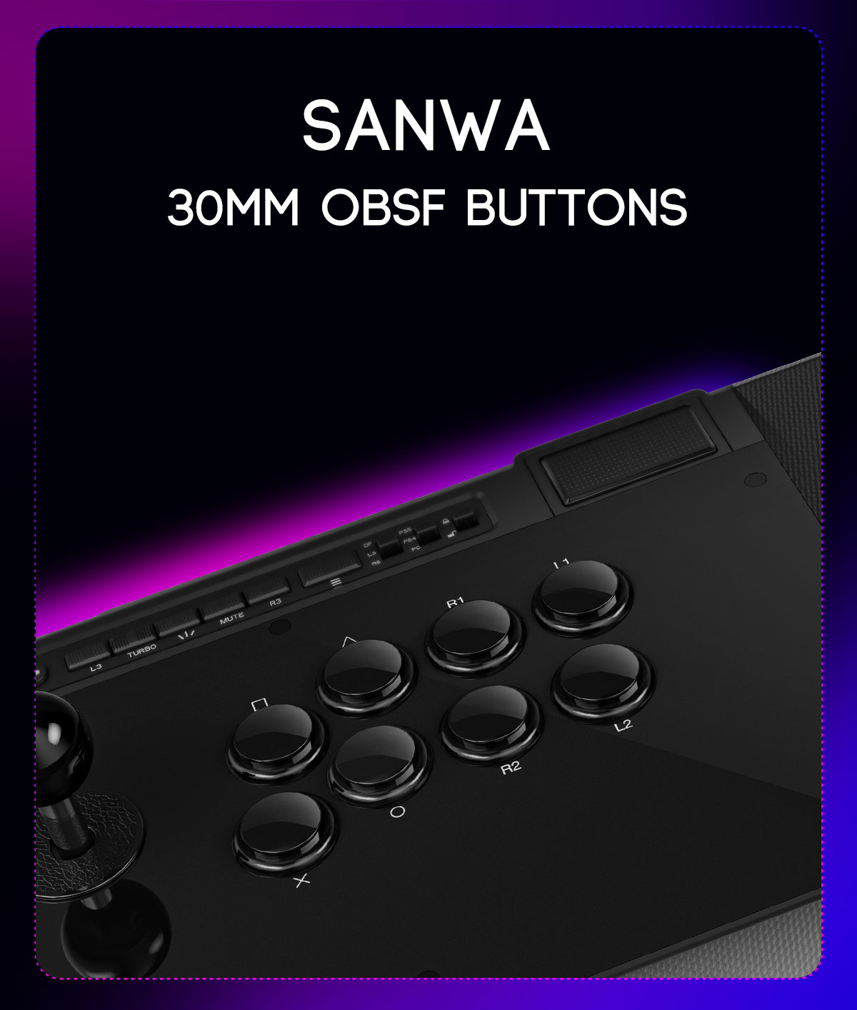 Qanba Obsidian 2 Arcade Fightstick for PS5, PS4, and PC