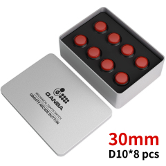 Clear Red Black D10(8 pcs）