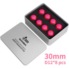 Clear pink D12 (8 pcs)