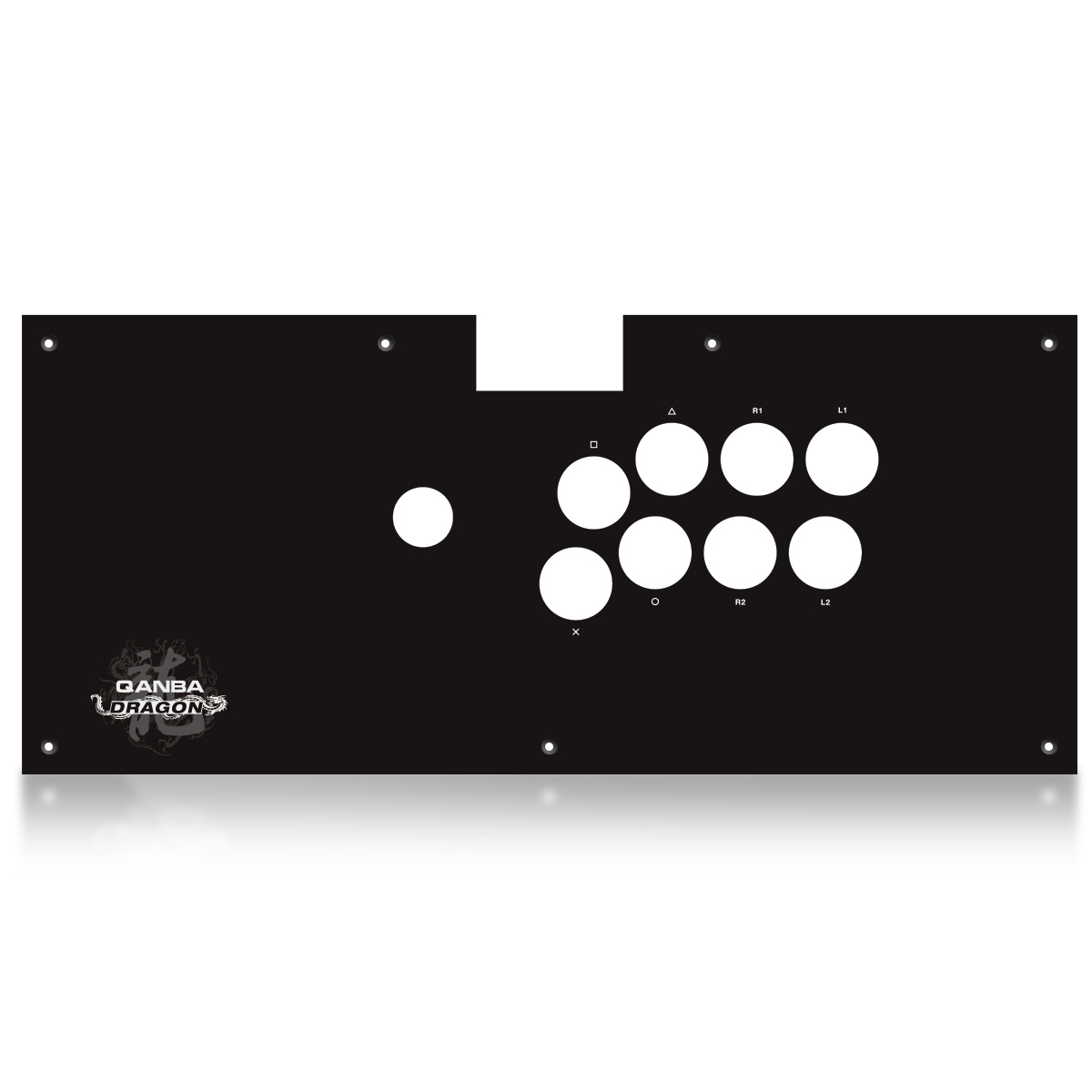 Qanba Obsidian/ Transparent acrylic panel