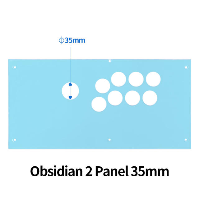 Qanba Q7 Obsidian 2 Transparent Plexi Cover Panel Acrylic