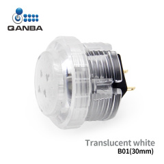 QANBA Gravity LX Clear 30mm Mechanical Pushbutton switch Arcade buttons