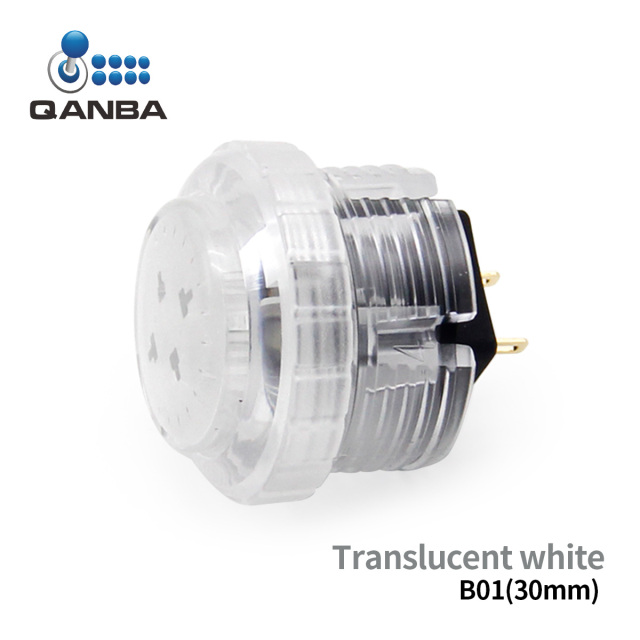 QANBA Gravity LX Clear 30mm Mechanical Pushbutton switch Arcade buttons
