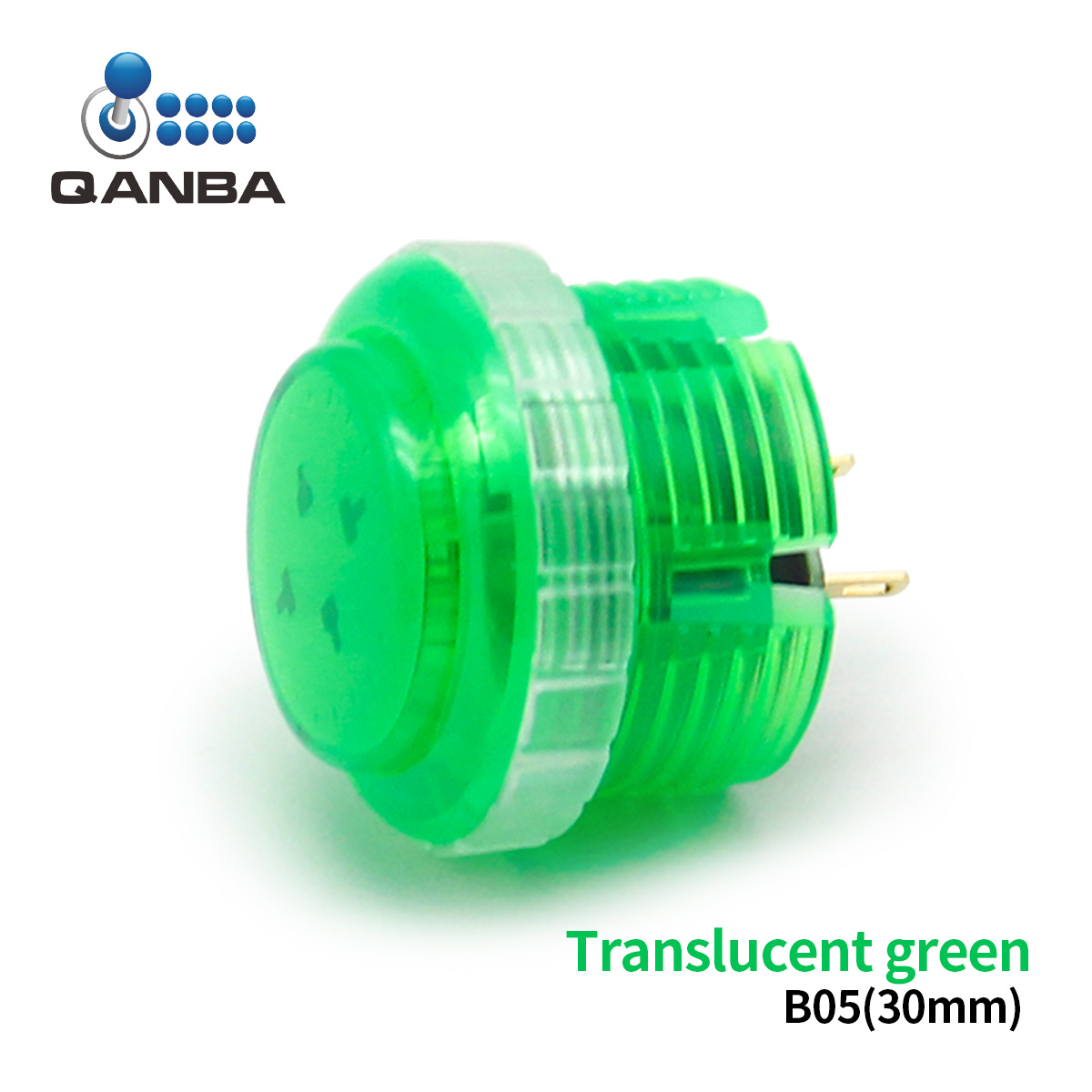 QANBA Gravity LX Clear 30mm Mechanical Pushbutton switch Arcade buttons