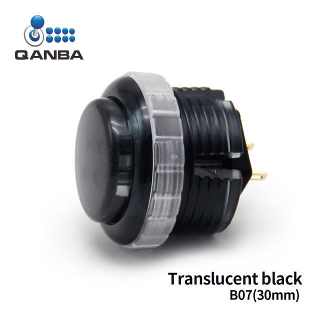 QANBA Gravity LX Clear 30mm Mechanical Pushbutton switch Arcade buttons