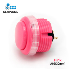 QANBA Gravity LX Clear 30mm Mechanical Pushbutton switch Arcade buttons