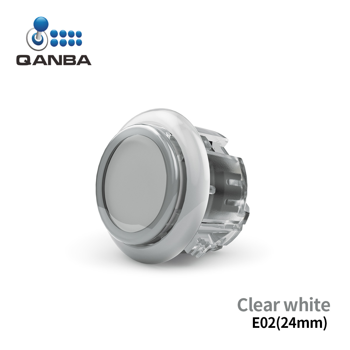 QANBA GRAVITY KS SERIES CLEAR 30mm Snap-In Mechanical Pushbutton – Arcade  Shock