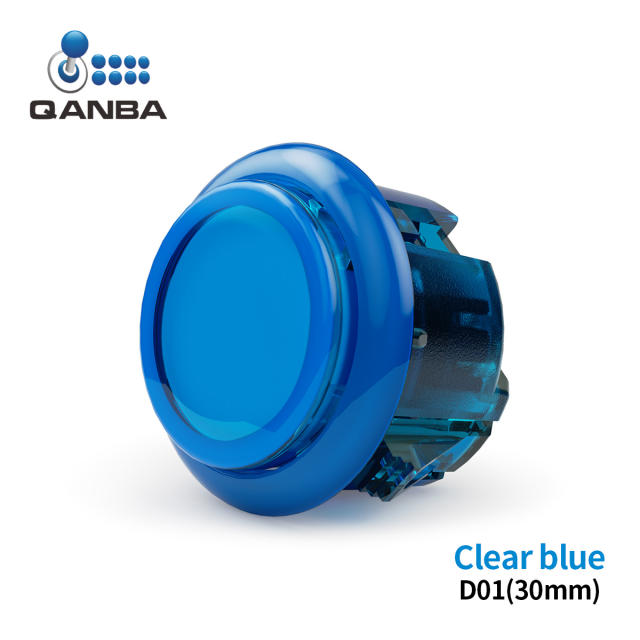 QANBA Gravity KS Mechanical Shafts Silent Pushbutton 30mm 24mm Snap-In Button