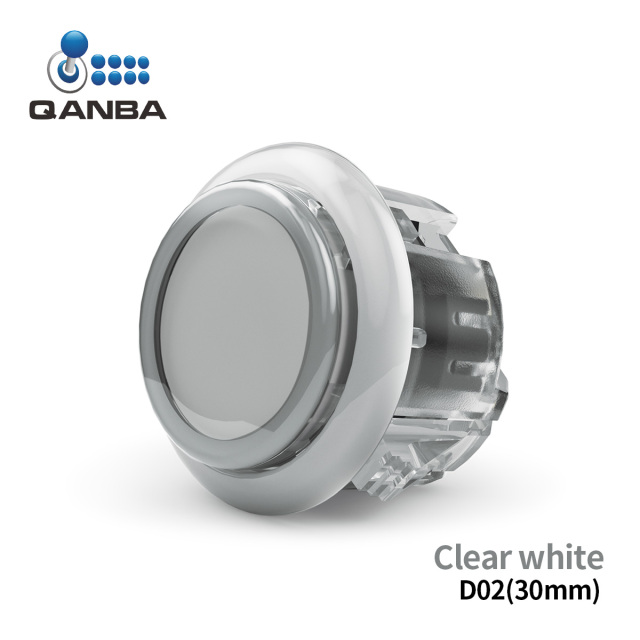 QANBA Gravity KS Mechanical Shafts Silent Pushbutton 30mm 24mm Snap-In Button