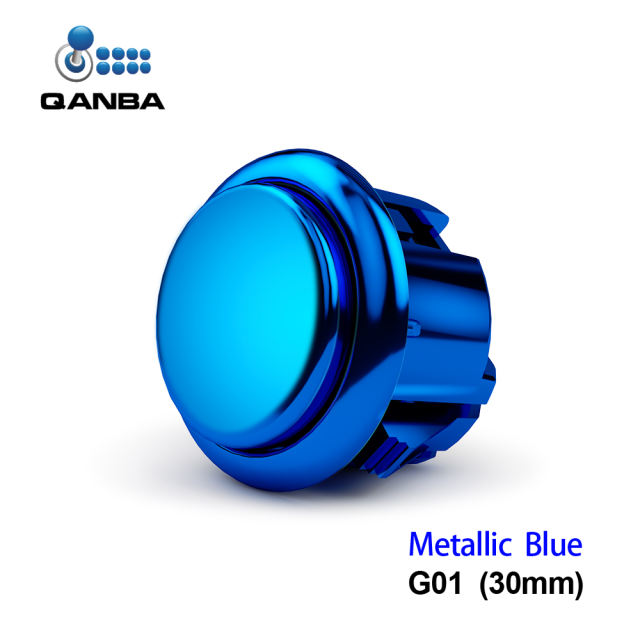 QANBA Gravity KS Mechanical Shafts Silent Pushbutton 30mm 24mm Snap-In Button
