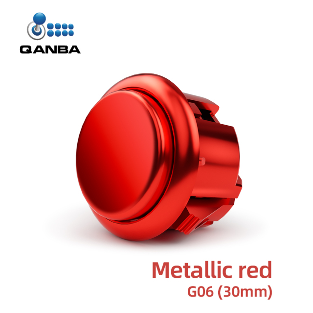 QANBA Gravity KS Mechanical Shafts Silent Pushbutton 30mm 24mm Snap-In Button