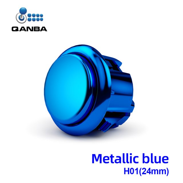 QANBA Gravity KS Mechanical Shafts Silent Pushbutton 30mm 24mm Snap-In Button