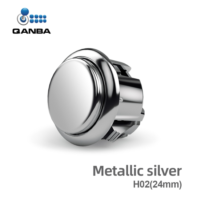QANBA Gravity KS Mechanical Shafts Silent Pushbutton 30mm 24mm Snap-In Button