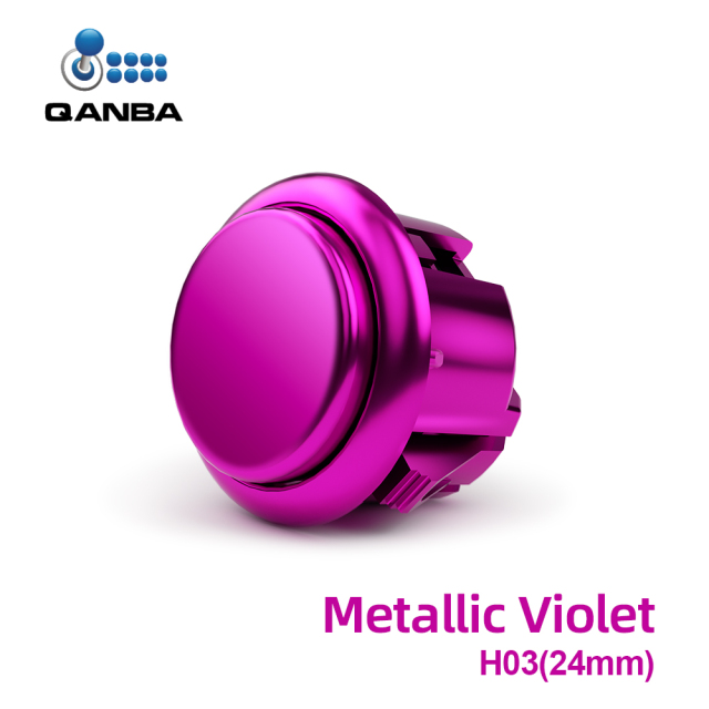 QANBA Gravity KS Mechanical Shafts Silent Pushbutton 30mm 24mm Snap-In Button