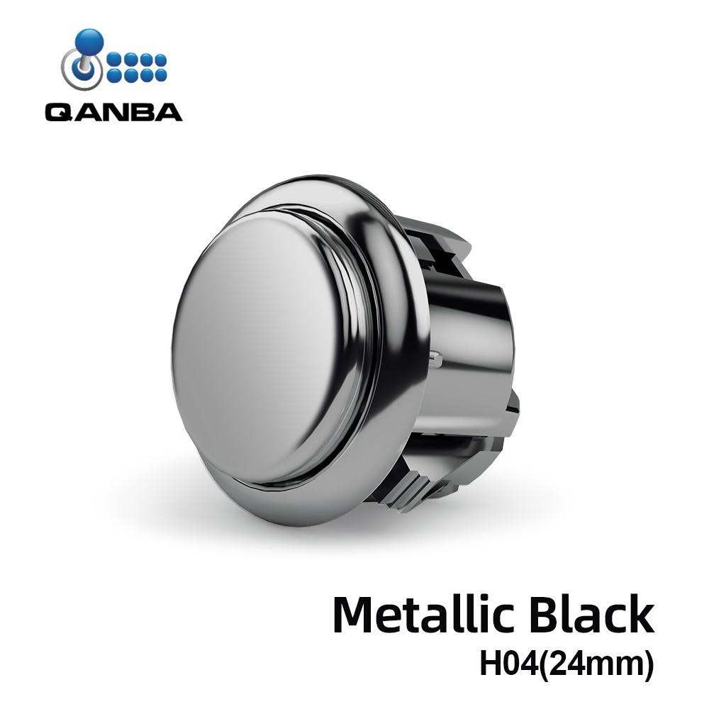 QANBA Gravity KS Mechanical Shafts Silent Pushbutton 30mm 24mm Snap-In  Button