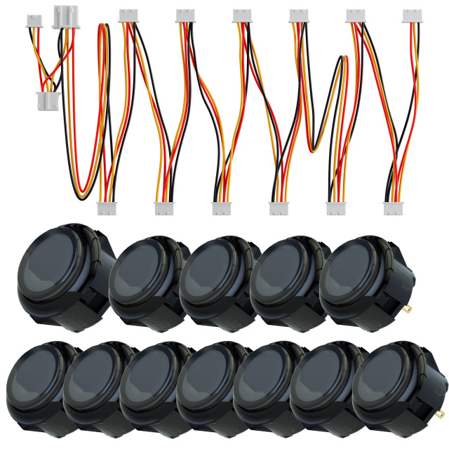 Qanba Gravity KS RGB LED illuminated buttons