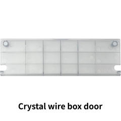 Crystal wire box door