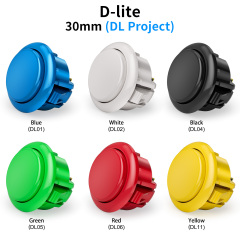 Qanba D-lite Arcade buttons 30mm and 24mm