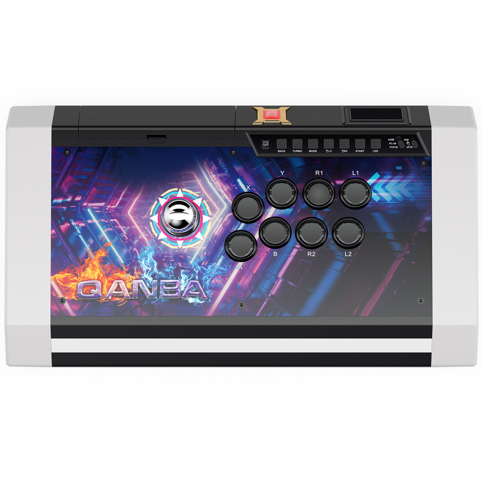 Qanba Q3 Obsidian Arcade Joystick Silent Multifunction Edition fro PC