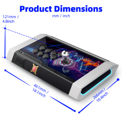 Qanba Q3MF-GV Obsidian Arcade Joystick Silent Multifunction Edition for PC