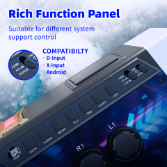 Qanba Q3MF-GV Obsidian Arcade Joystick Silent Multifunction Edition for PC
