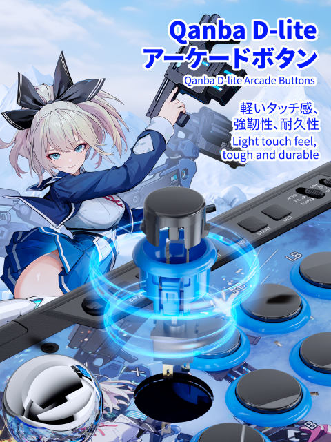 Qanba Q3MF-SW Obsidian Arcade Joystick StarWard Edition for PC