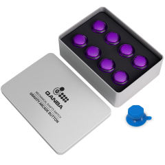 TD03 Clear Violet (30mm)(8 pcs）