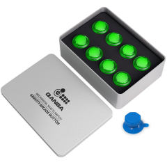 TD05 Clear Light green (30mm)(8 pcs）