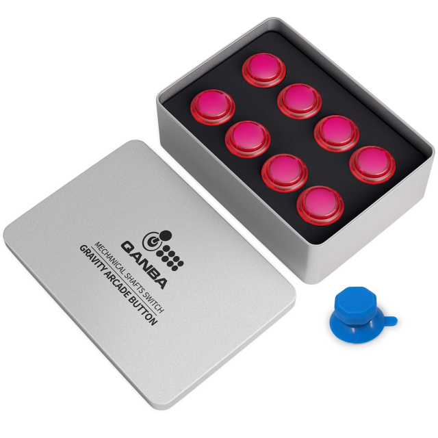 Qanba Gravity KT Arcade buttons