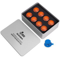 TD09 Clear Orange (30mm)(8 pcs）