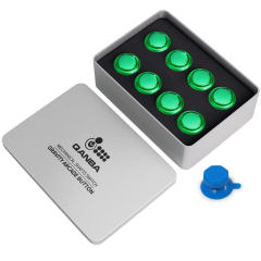 TD10 Clear Dark green (30mm)(8 pcs）
