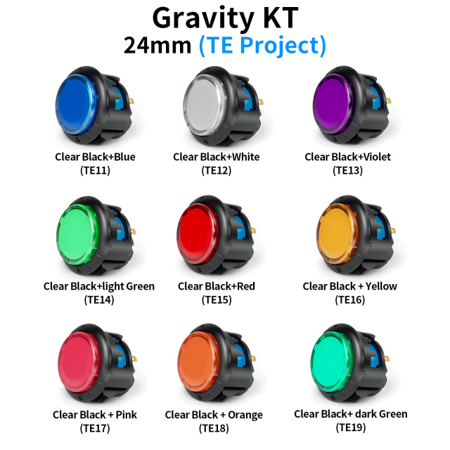 Qanba Gravity KT Arcade buttons